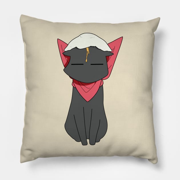 Sakamoto Nichijou Neko Pillow by KokoroPopShop