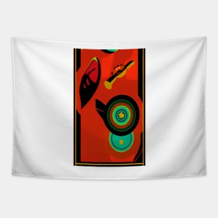 Pragmatic Zone 1900's - Abstract Art Tapestry