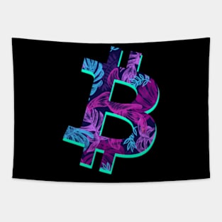 Bitcoin Summer Flower Tapestry