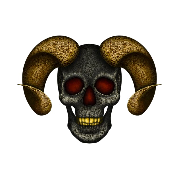 Demon Skull by GodxanGalactic