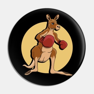 Boxing Kangaroo Pin