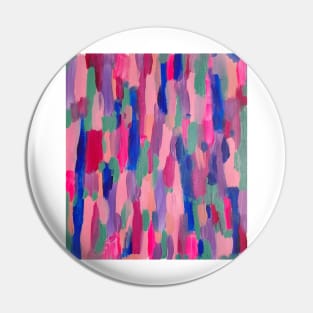 Pink Stripes Brushstroke Abstract Pin