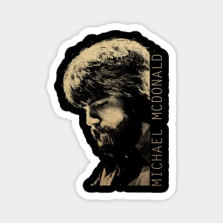 Retro Michael McDonald Magnet