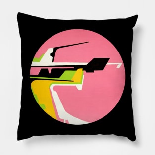 geometric pink Pillow