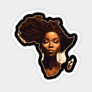 African Pride Melanin Africa Magnet