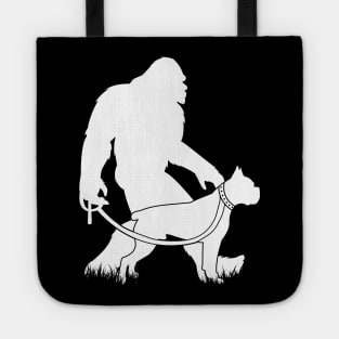 Bigfoot Walking Boxer Dog Tote