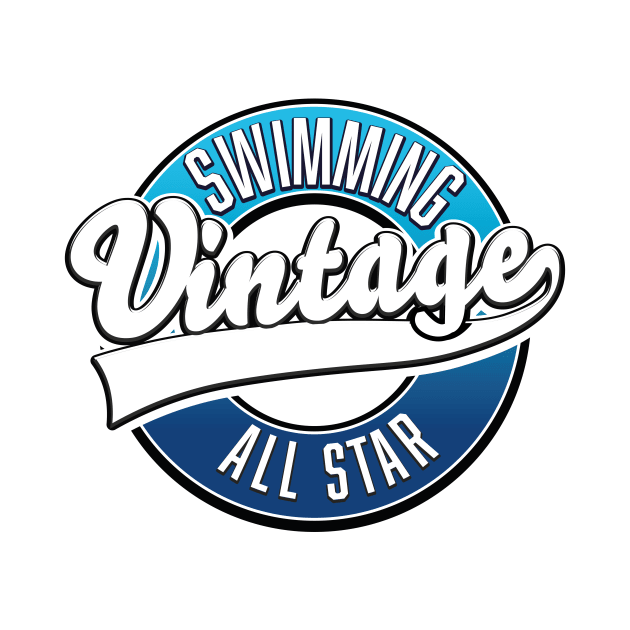 Swimming Vintage All Star logo by nickemporium1