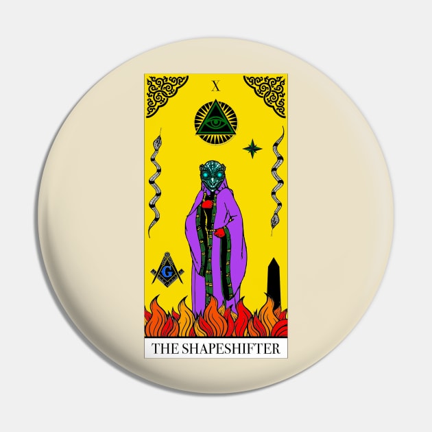 The Shapeshifter - Color Pin by psychedelic-exorcist