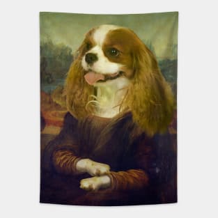 Mona Lisa Cavalier King Charles Spaniel Tapestry