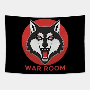 War Room Wolf Tapestry