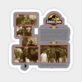 Jurassic Park Synopsis Design Magnet