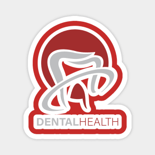 Dentist and dentistry clinic vector logo design. Magnet