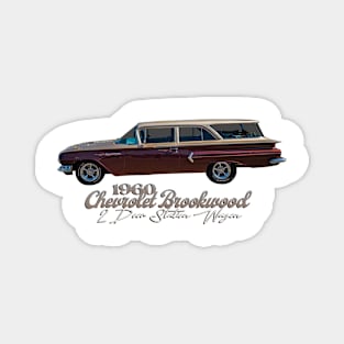 1960 Chevrolet Brookwood 2 Door Station Wagon Magnet