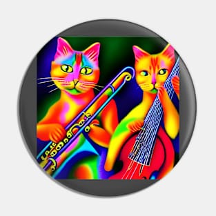 Jazz Cats Rehearsing Pin
