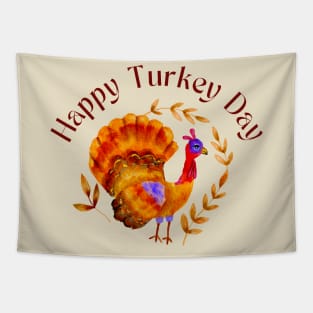 Happy Turkey Day Tapestry