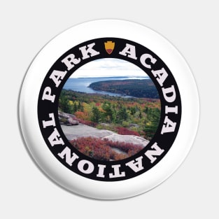 Acadia National Park circle Pin