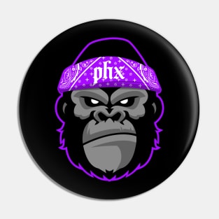 Cholo Phx Gorilla in Purple Pin