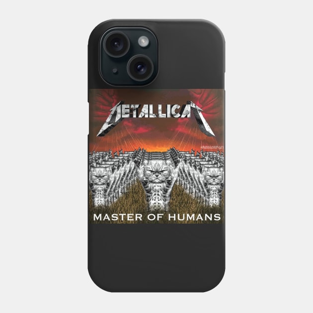 Metallicat Phone Case by darklordpug