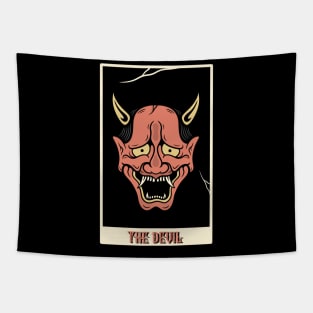 Devil and Skull Tapestry