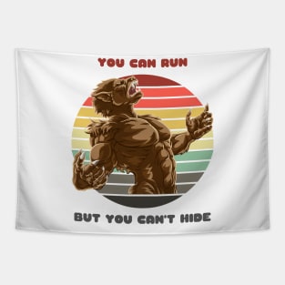 Sunset Werewolf / You Can Run But You Can't Hide Tapestry