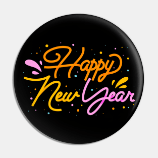 Happy New Year Pin