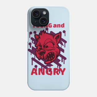 Young and angry Phone Case