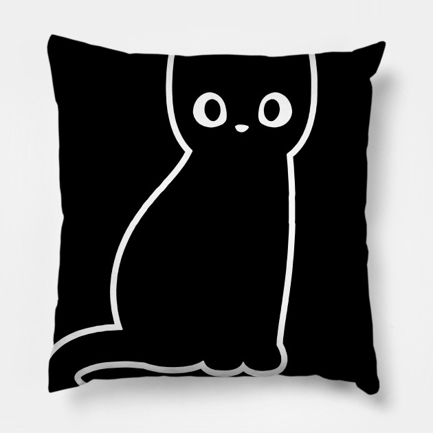 Your Gift Is In The Litter Box Funny Meme Cat Funny Pillow