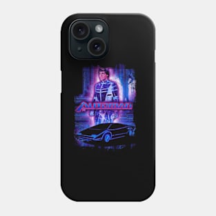 Digital Hero Automan T-Shirt - Embrace the Futuristic Adventure of the Classic TV Series Phone Case