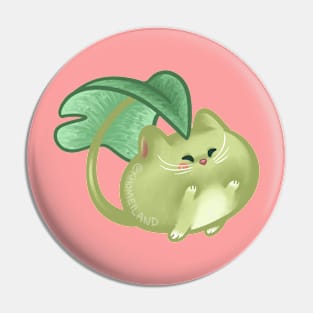 The Jumping Cat Leaf Pin