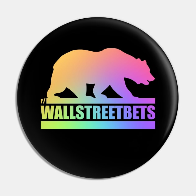 Wallstreetbets Gay Bear - Stock market Day Options Trader Pin by Tesla