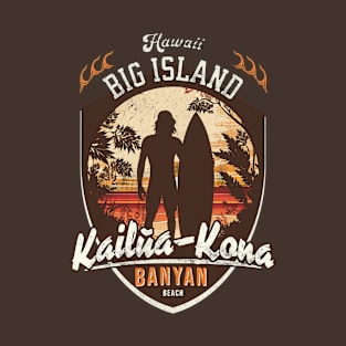 Surfing Bunyan Beach T-Shirt