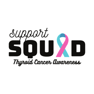 Support Squad Thyroid Cancer Awareness T-Shirt