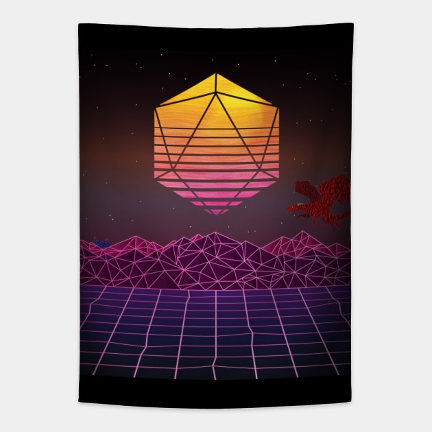 Enter the Dungeon-Scape Tapestry by PixelSamuel