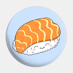 cute kawaii smiling sushi Pin