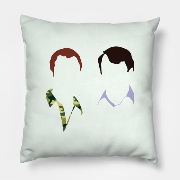 Mark and Jez Pillow by BobbyShaftoe