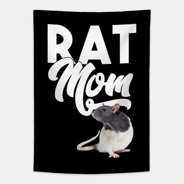 Rat - Rat Mom Tapestry by Kudostees