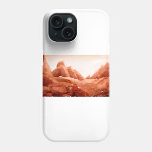 Mountains watercolor Phone Case