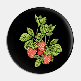 Strawberry Plant Strawberries Pin
