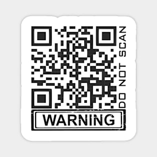 WARNING do not scan Magnet