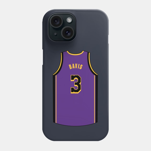 Anthony Davis Jersey Statement Qiangy Phone Case by qiangdade