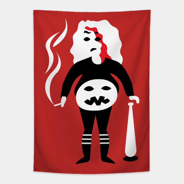 Femmes of Fright - Lou! Tapestry by evilgoods