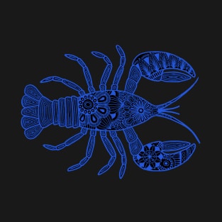 Lobster (black and blue horizontal) T-Shirt