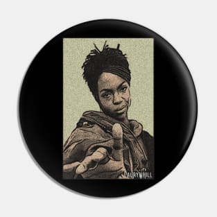 Vintage lauryn hill green Pin