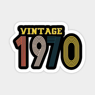 1970 year retro vintage Magnet