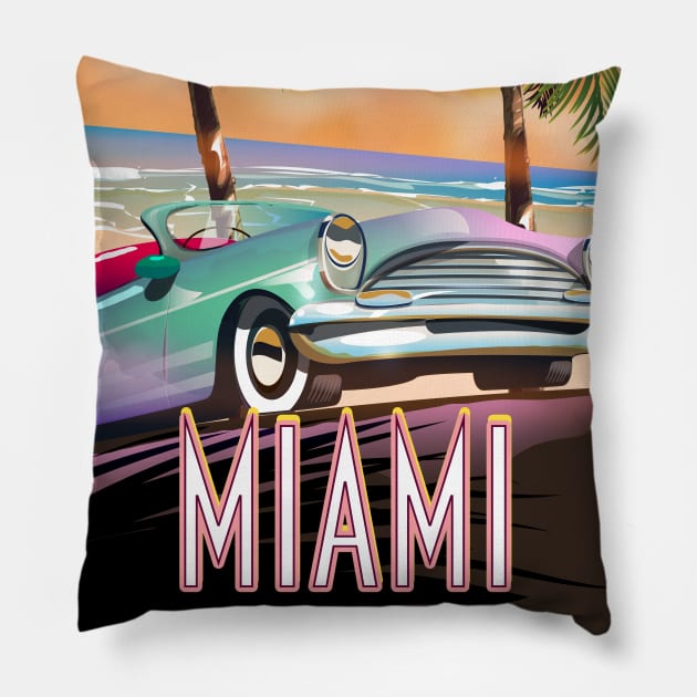 Miami Pillow by nickemporium1