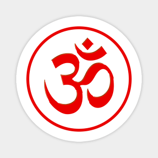 Yoga Aum Om Symbol Magnet