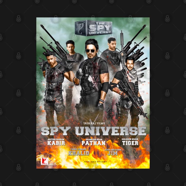 Spy universe, Pathan, Shahrukh Khan by SAN ART STUDIO 