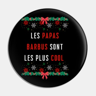 Papa barbu barbe mari cool cadeau Pin