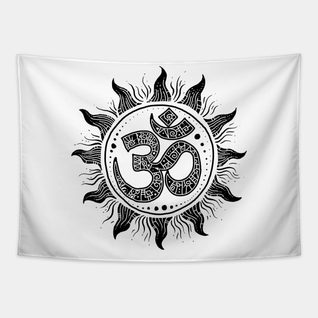 Om spiritual symbol Tapestry by OsFrontis