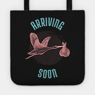 Baby Girl Arriving Soon Tote